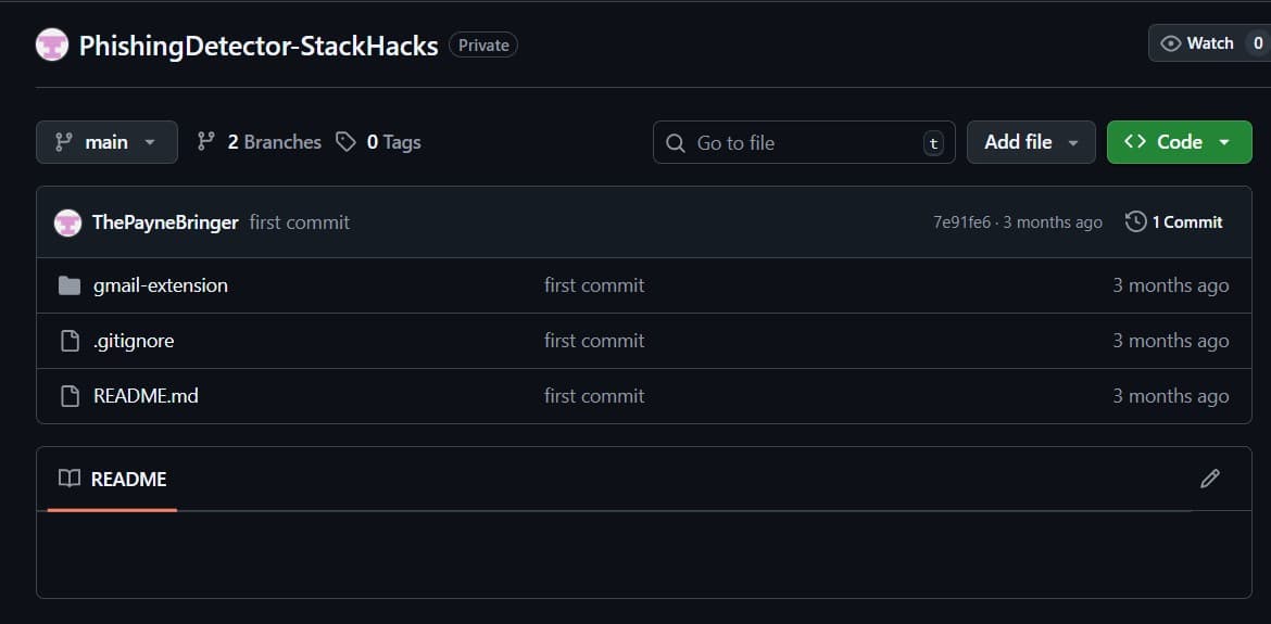 Stackhacks Email Phishing Detector