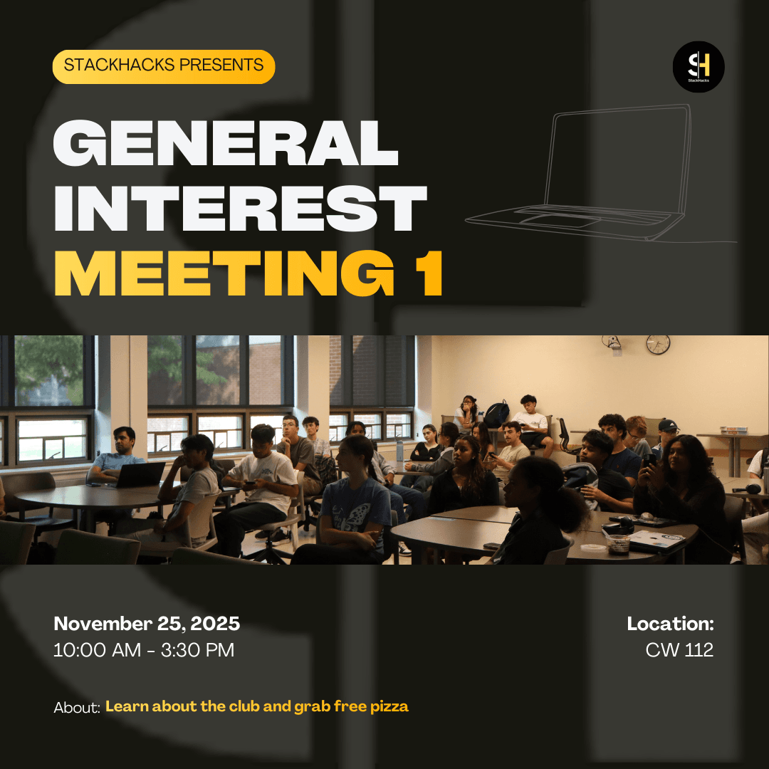 General Interest Meeting 1